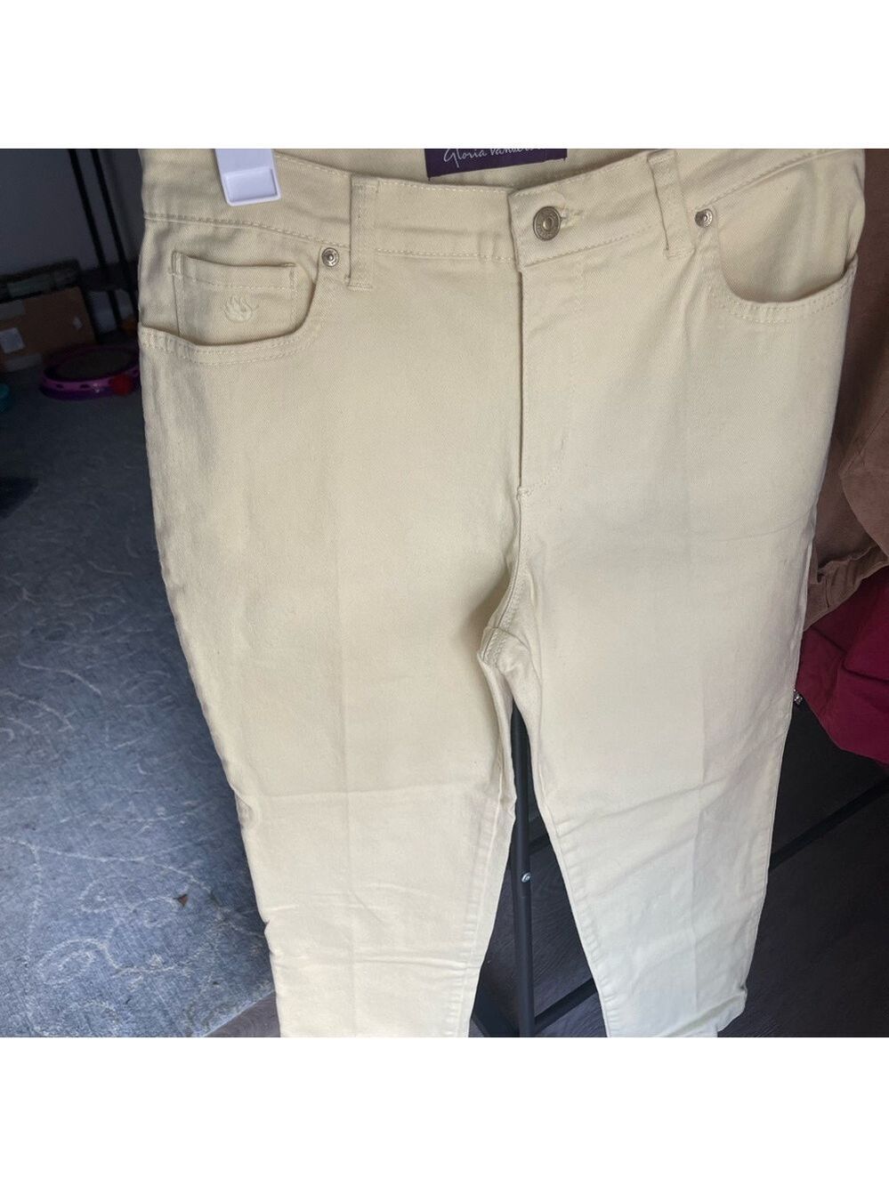 Gloria Vanderbilt Light Yellow Jeans Amandas